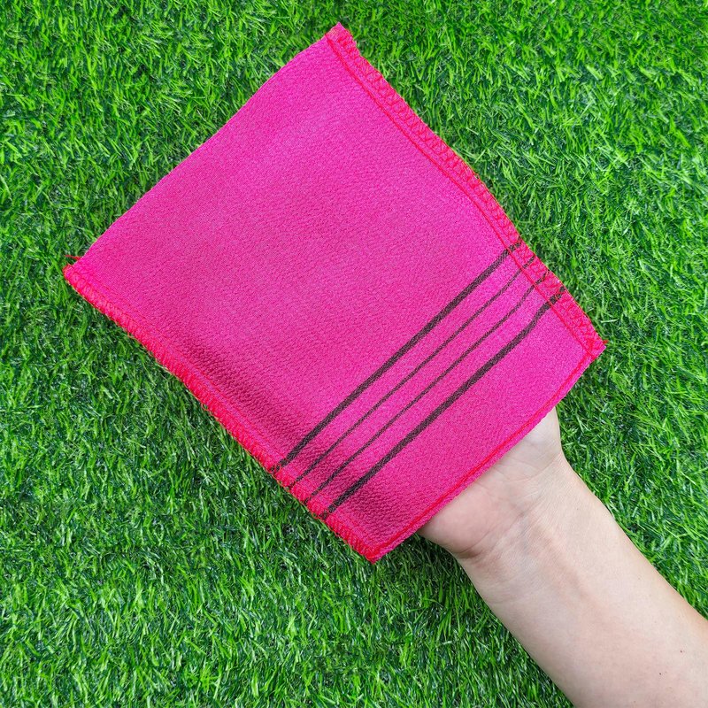 Korean Exfoliating Towel 3 Piece Set Body Wash Cloth, Italy Towel Korean Scrubbing Cloth Shower Rag Exfoliating Washcloth Body Scrubber Bath Towel for Deep Skin Exfoliation