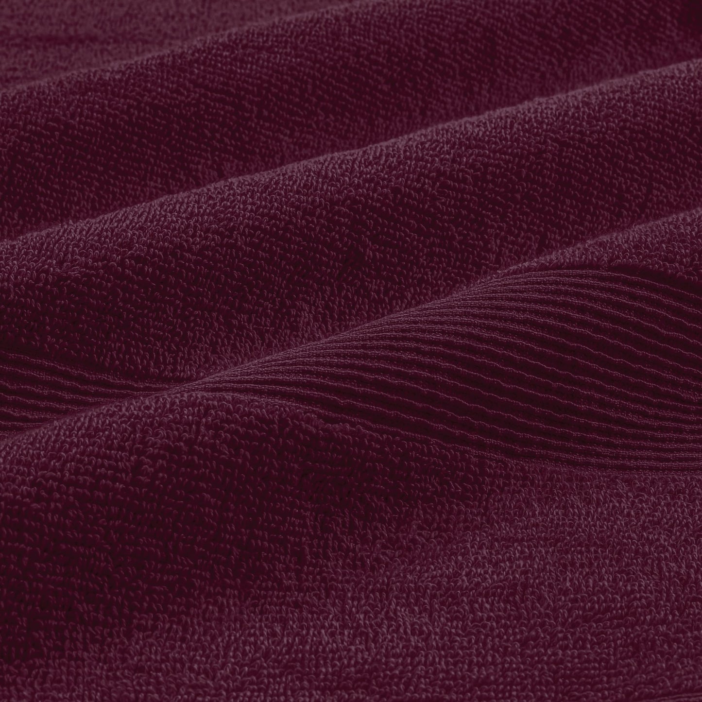 Belizzi Home 8 Piece Towel Set 100% Ring Spun Cotton, 2 Bath Towels 27x54, 2 Hand Towels 16x28 and 4 Washcloths 13x13 - Ultra Soft Highly Absorbent Machine Washable Hotel Spa Quality - Burgundy