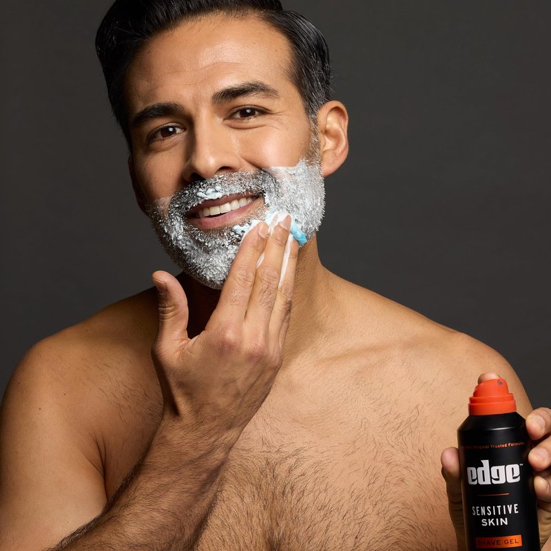 Edge Shaving Gel for Men, Sensitive Skin with Aloe, 7oz (3 Pack) - Shaving Gel For Men That Moisturizes, Protects, and Soothes To Help Reduce Skin Irritation (Packaging May Vary)