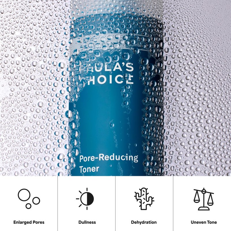 Paula's Choice Skin Balancing Pore-Reducing Face Toner with Niacinamide, for Oily Skin & Combination, Minimizes Large Pores, Controls Oil & Shine, Hydrates & Replenishes, Fragrance-Free, 6.4oz