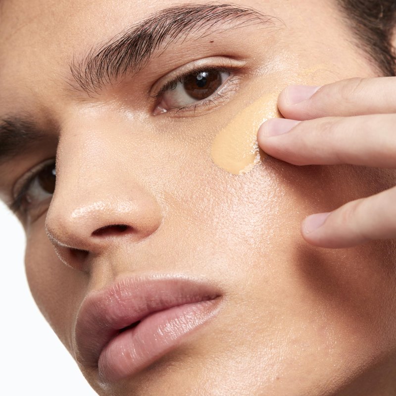 Saie Glowy Super Skin Tint Liquid Foundation - Weightless + Dewy Foundation with Lightweight Medium Coverage - Hydrating Face Makeup + Skin Care Serum Hybrid with Hyaluronic Acid - Shade 16 (1.01 oz)