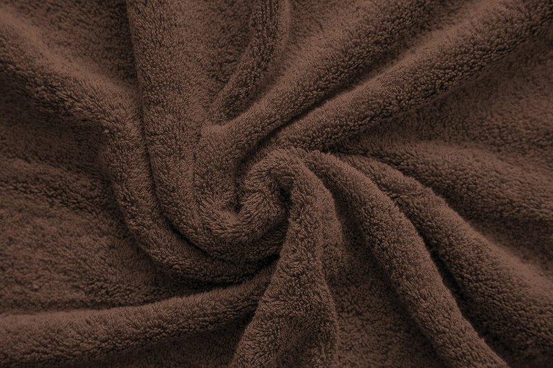 American Veteran Towel, Hand Towels for Bathroom Set of 4, 100% Cotton Turkish Hand Towel Sets, Soft Hand Face Towels, Brown Hand Towels