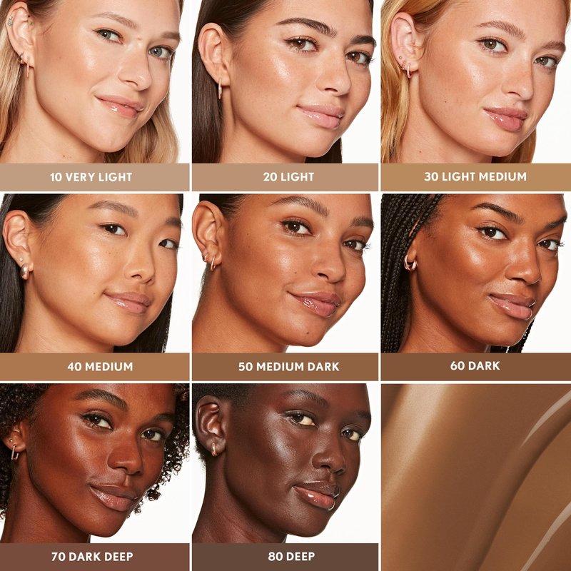 COVERGIRL TruBlend Sun & Sculpt Bronzing Glow Serum, Buildable, Radiant Glow, Wand and Pump Applicator - 70 Dark Deep