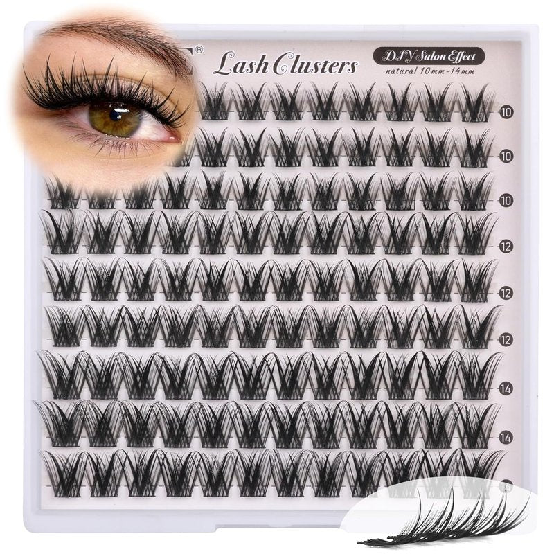 ALICE Lash Clusters - Wispy Natural Eyelash Extensions | Short 10-14mm Volume Lashes