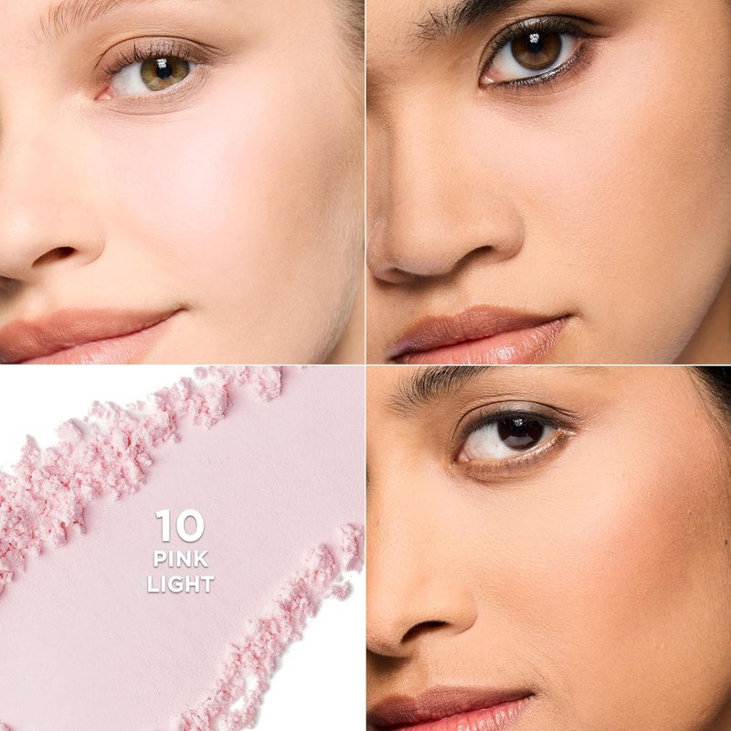 L'Oreal Paris Infallible Blur-Fection Loose Setting Powder - Longwear Blurring Face Powder, Brightening Light Pink, 1 Kit
