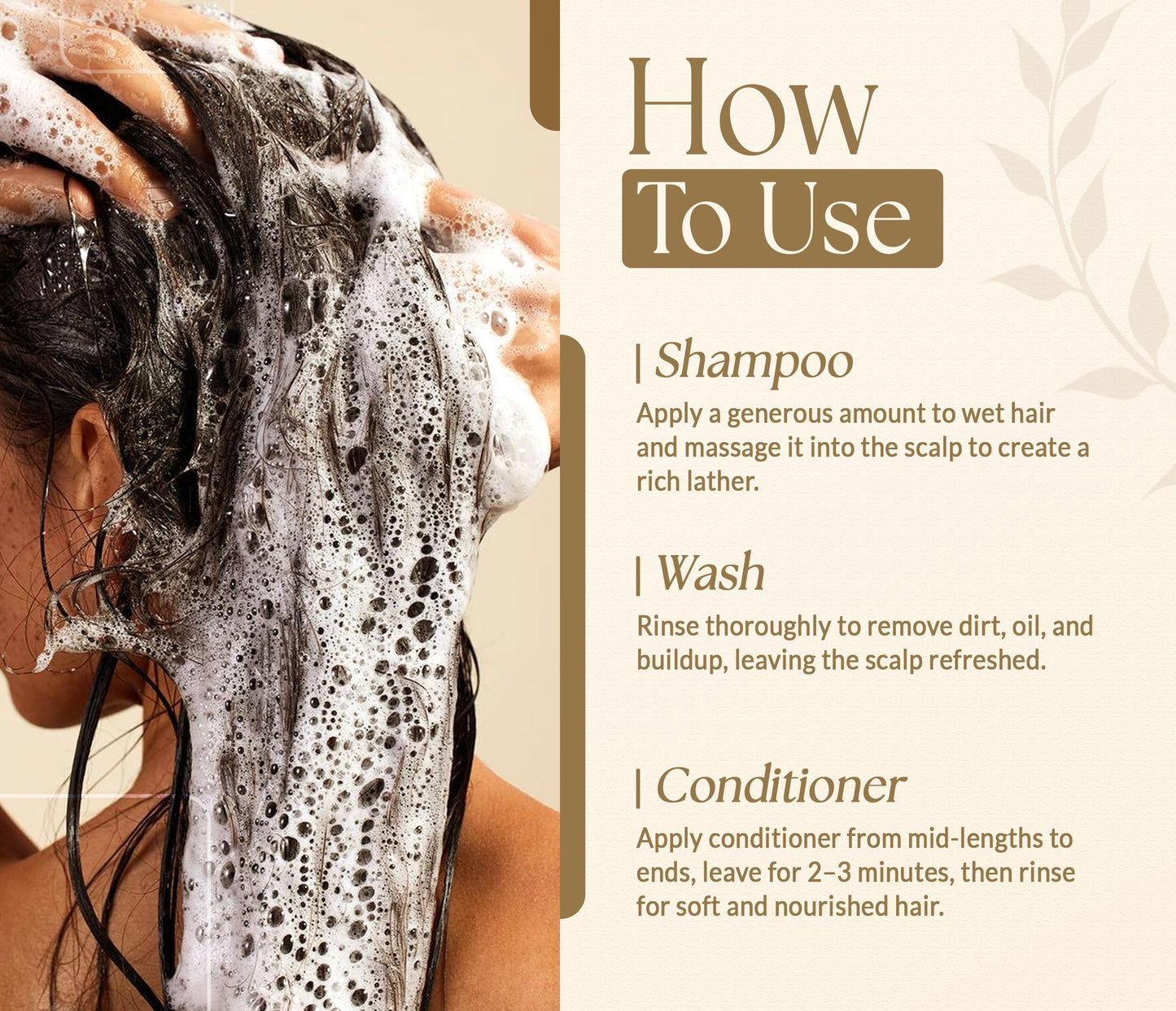 SOULSPA PURE Biotin Rice Water Shampoo and Conditioner Set - Thickening Formula with Rice Protein & Keratin - Strengthening Hair Care for Thinning Hair - Made in USA - 16 fl oz Each