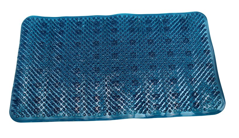 Grass Textured Spa Quality Foot Scrubber Shower Bath Mat Anti-Slip 24.5" x 13.5" Comforts Tired Feet