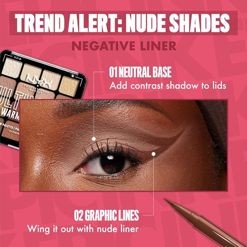 NYX Epic Ink Liner - Waterproof Liquid Eyeliner with Vegan Formula | Dark Chocolate Matte