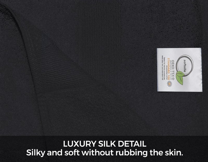 Softolle Luxury 8 Piece Towel Set, 2 Bath Towels 2 Hand Towels 4 Washcloths, Towels for Bathroom, Home, Spa & Gym - Highly Absorbent Ultra Soft Quick-Dry (Grey)