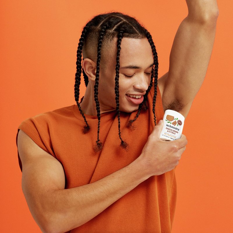 Schmidt's Aluminum-Free Vegan Deodorant Sandalwood & Citrus for Women and Men, with 24 Hour Odor Protection, Natural Ingredients, Cruelty-Free, 2.65 oz