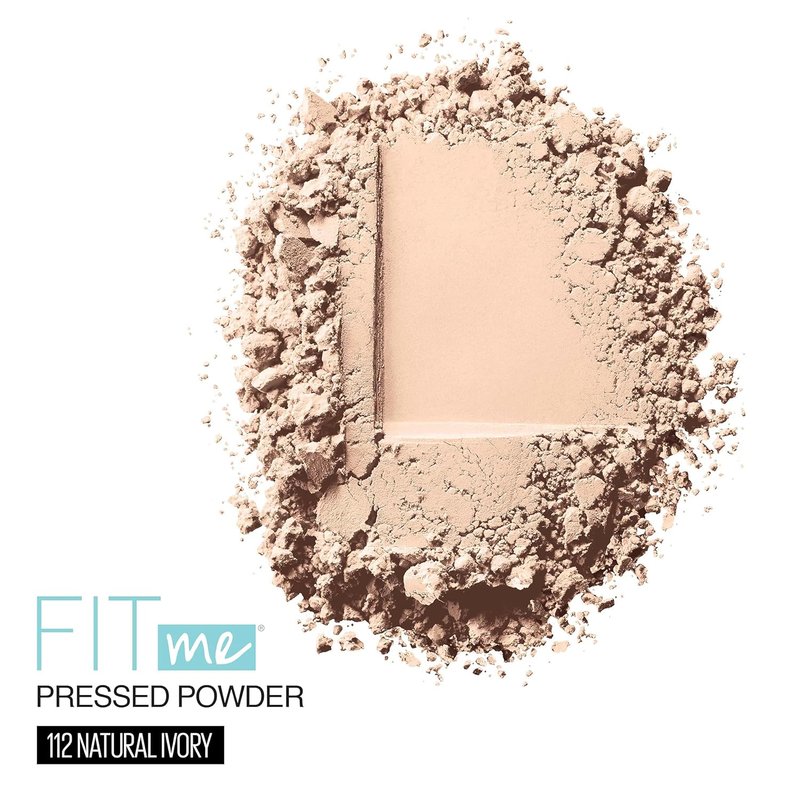Maybelline Fit Me Matte + Poreless Face Powder - Natural Ivory, Flawless Finish, 1 Count