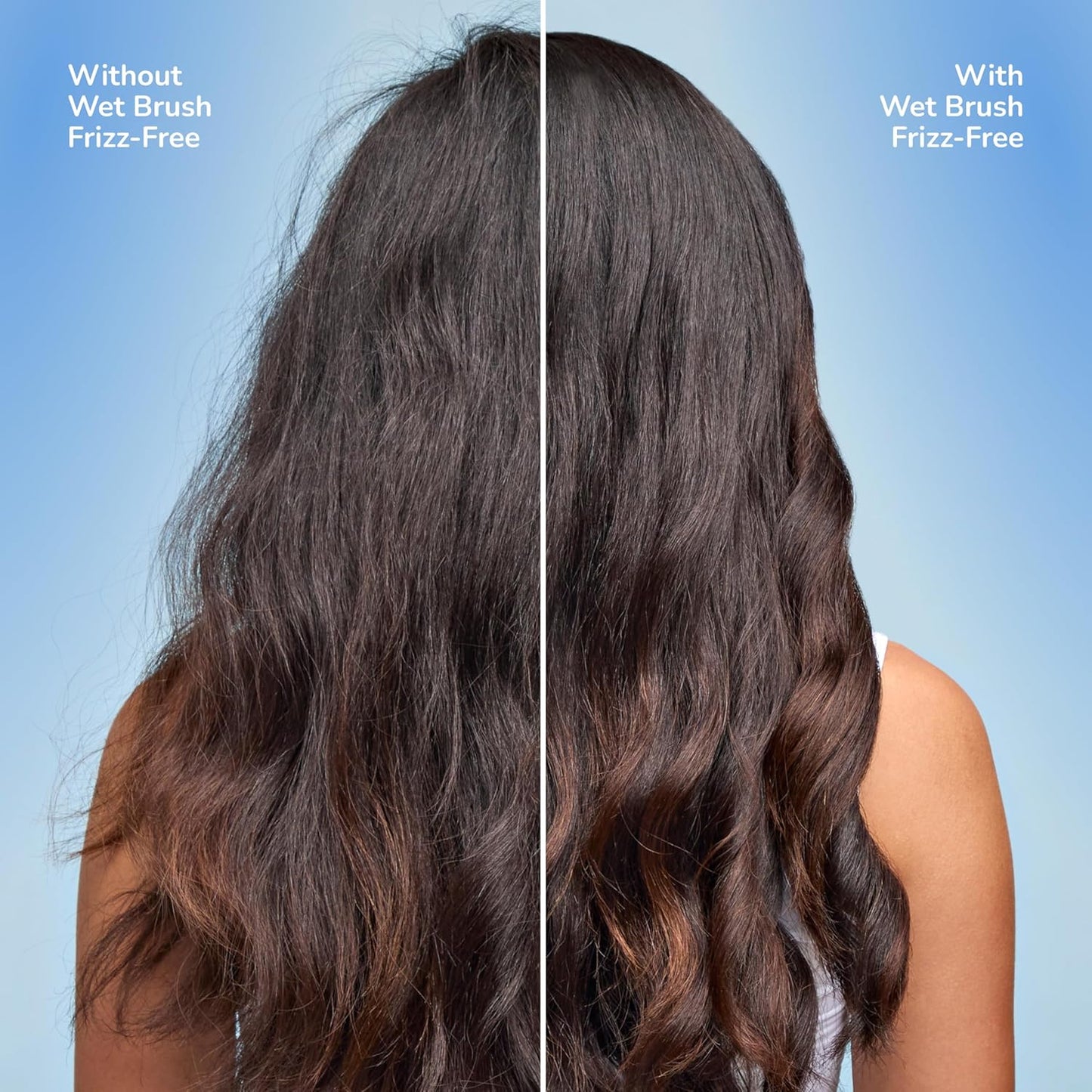 Wet Brush Frizz-Free Detangler Brush - Ionic Technology for Smooth, Frizz Control | Purple, All Hair Types