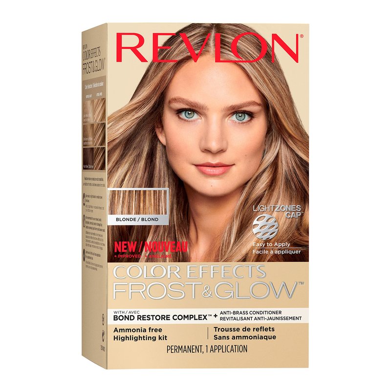 Revlon Color Effects Highlighting Kit, Permanent Hair Dye, For Balayage, Frosting, & Ombre Styling, Ammonia & Paraben Free, 20 Blonde, 8 Oz (Pack of 1)