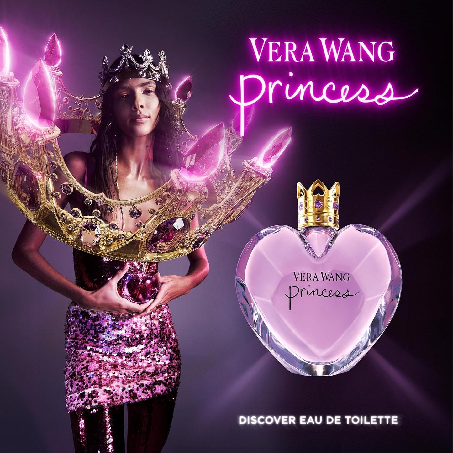 Vera Wang Princess Eau De Toilette Perfume for Women - 3.4 Fl Oz | Enchanting Floral Fragrance