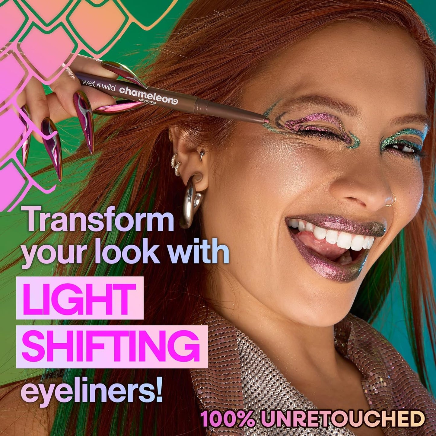Wet n Wild Chameleon Chrome Eyeliner - Waterproof, Smudge-Proof, Long-Lasting 18-Hour Wear | Superstar Suit