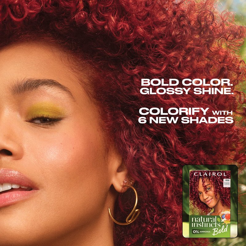 Clairol Natural Instincts Bold Permanent Hair Dye, V26 Violet Passiflora Hair Color, Pack of 1