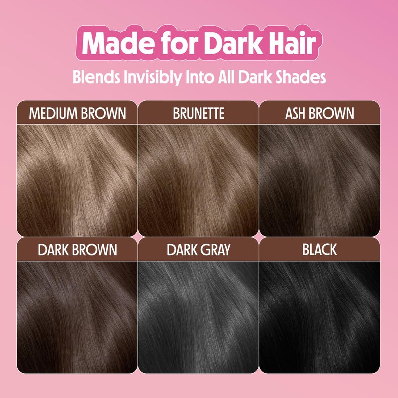 Not Your Mother's Clean Freak Dark Hair Dry Shampoo Powder (2-Pack) - .85 oz Each - Non-Aerosol Powder Absorbs Oil and Refreshes Dark Hair Shades