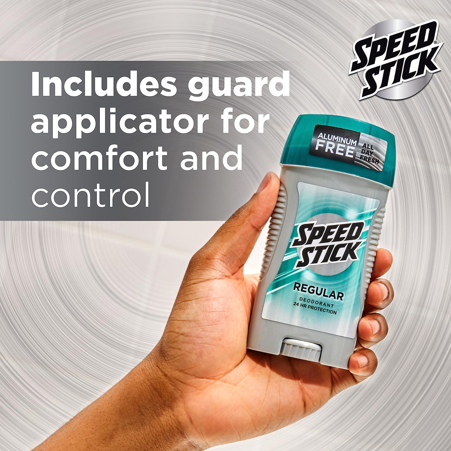 Speed Stick Deodorant for Men, Aluminum Free, Regular - 3 Ounce (4 Pack)