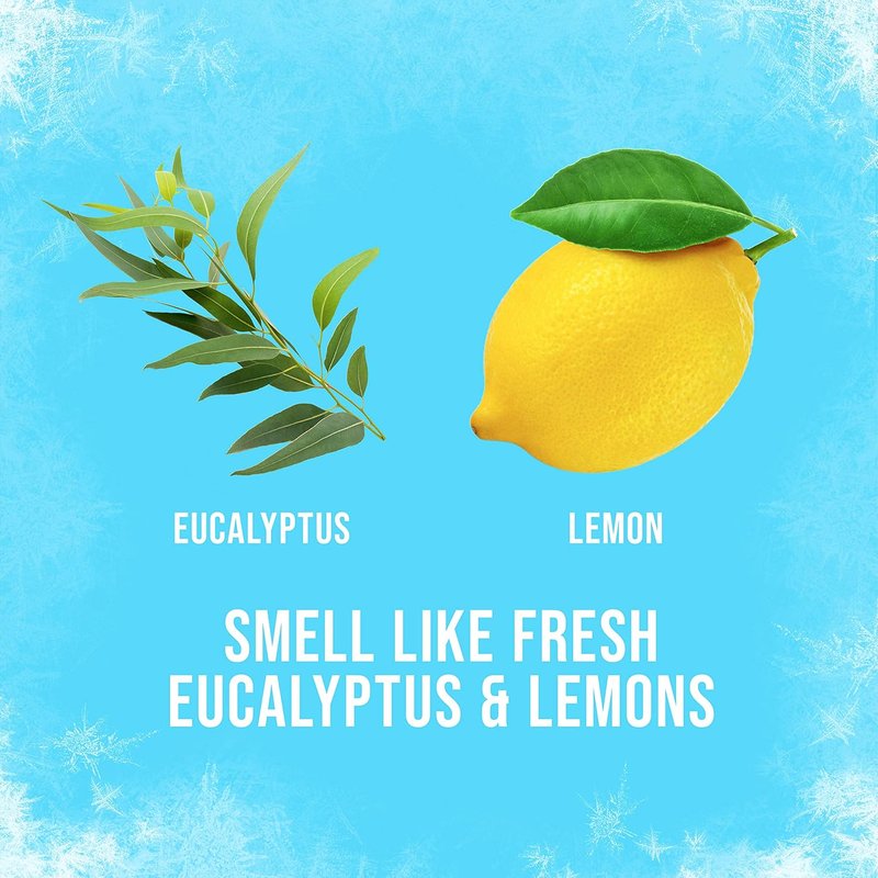 Axe Deodorant Body Spray - Ice Chill Frozen Lemon & Eucalyptus | 4 OZ Can - Pack of 3