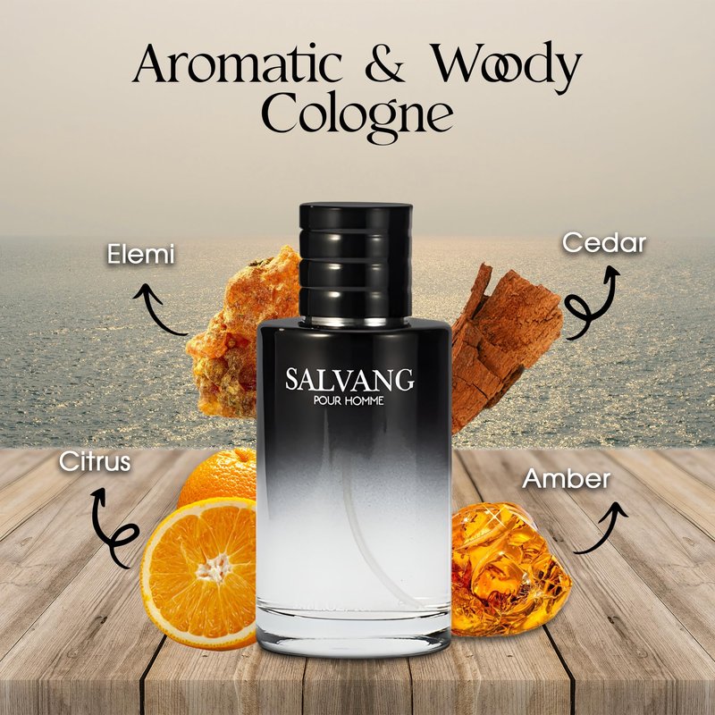 A CENTER Men's Cologne Gift Set 4 x 3.4 FL oz|Luxury perfume with Premium Presentation Box|Perfect Valentine's Day Gift Him|Long Lasting Fragrance(ValiantMen&VintageHero&1Billion&Salvang)