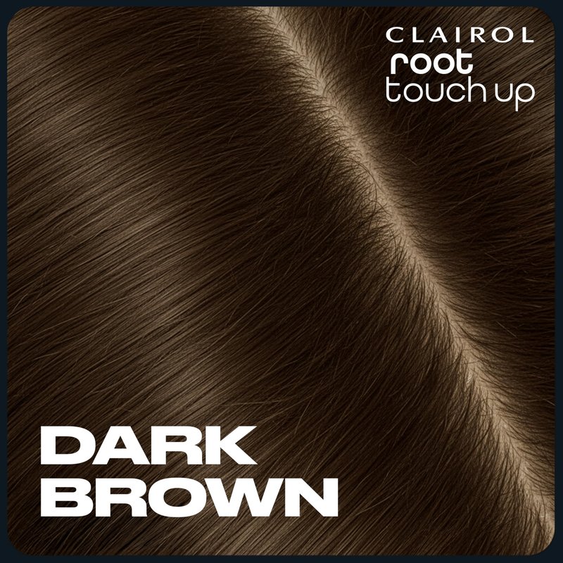 Clairol Root Touch-Up Temporary Hair Coloring Spray, Dark Brown Hair Color | Instant Natural-Looking Gray Root Coverage | Ammonia Free | Lightweight Formula | Pack of 1