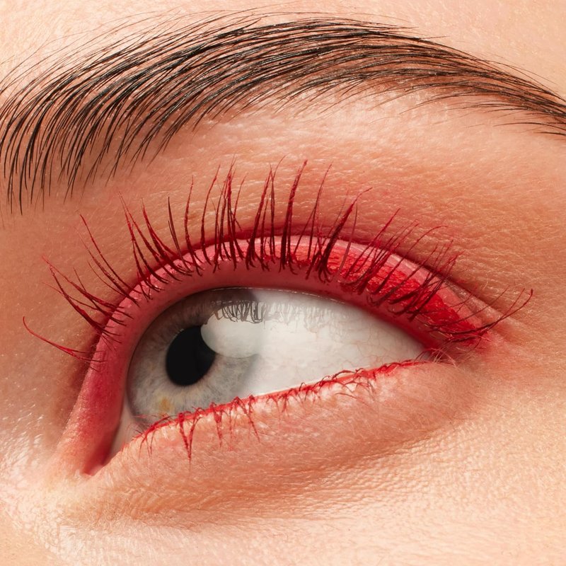 ColourPop BFF Mascara - Volumizing & Lengthening Black Mascara with Twisted Nylon Brush - Cruelty-Free Eye Makeup - Left On Red (0.24 fl oz)