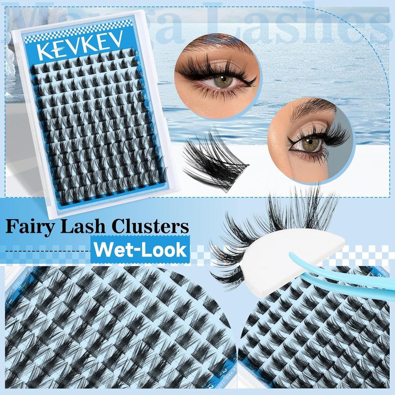 Lash Clusters - California Sunset Manga Style Volume 144 Pcs | Soft 8-18mm Mix Eyelash Extensions