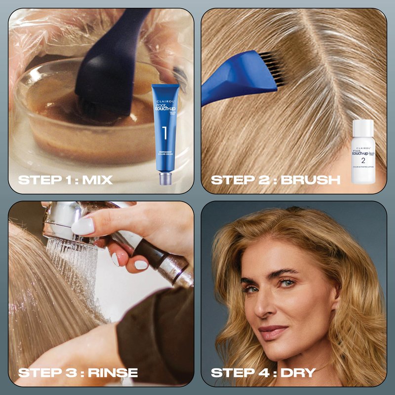 Clairol Root Touch-Up by Nice'n Easy Permanent Hair Dye, Extra Lift, Bleach Free Hair Color | Blends Dark Roots with Lighter Lengths in 20 Minutes | Pack of 1