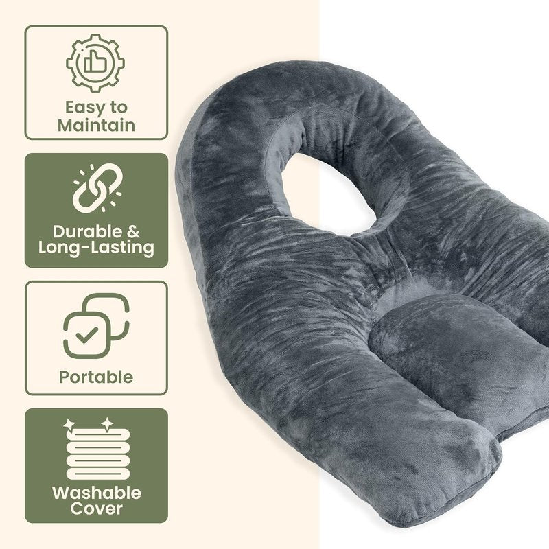 Face Down Pillow - Vitrectomy & BBL Recovery | 3-Vent Design for Easy Breathing - CertiPUR-US® Memory Foam