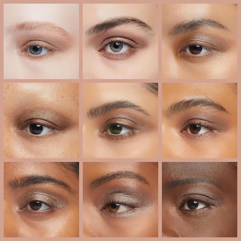 Palladio Waterproof Eyeshadow Stick - Long Lasting, Smudge-Free Formula | Matte Rose Shade with Blending Sponge