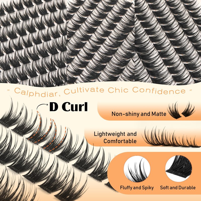 Lash Clusters Wispy Eyelash Clusters Bunny Spiky Cluster Eyelash Extensions 10 12 14 16mm Natural Lashes Clusters D Curly False Eyelashes Soft Individual Lashes Extension