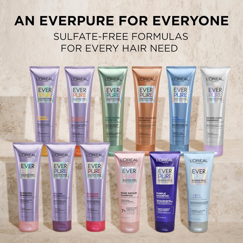 L'Oreal Paris 21-in-1 Leave In Conditioner Spray, Sulfate Free, Vegan, EverPure 6.8 fl oz