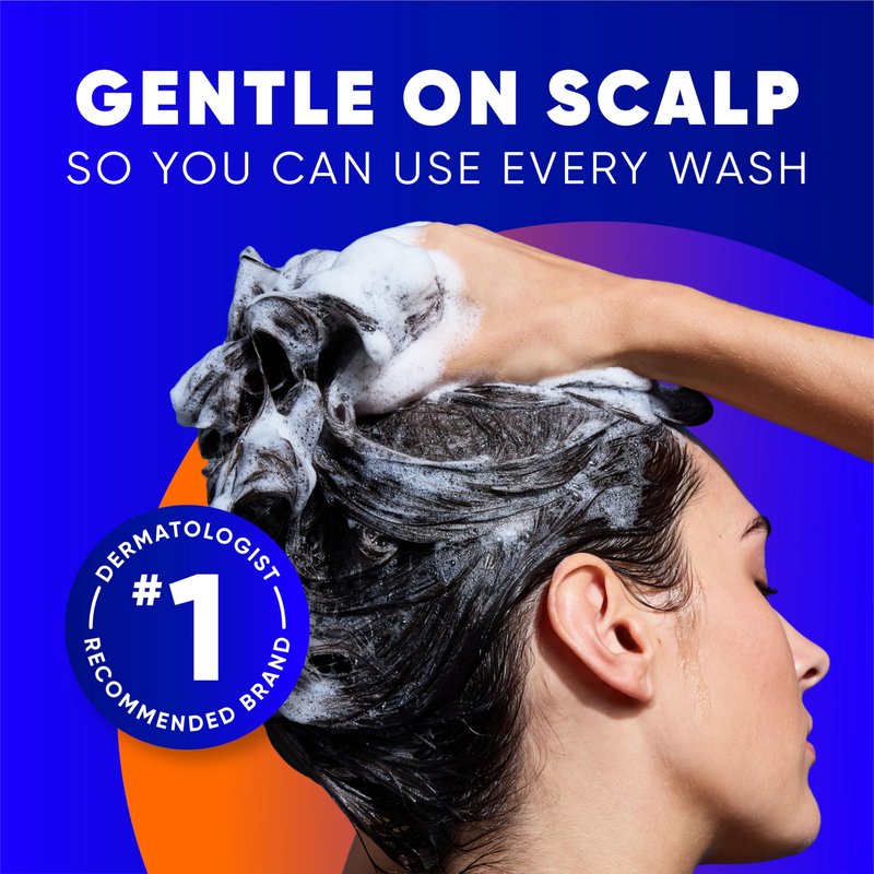 Head & Shoulders Anti-Dandruff Shampoo with 1% Selenium Sulfide, Clinical Strength Dry Scalp Rescue Shampoo Twin Pack, Seborrheic Dermatitis Relief, Dry Scalp 13.5 fl oz Each