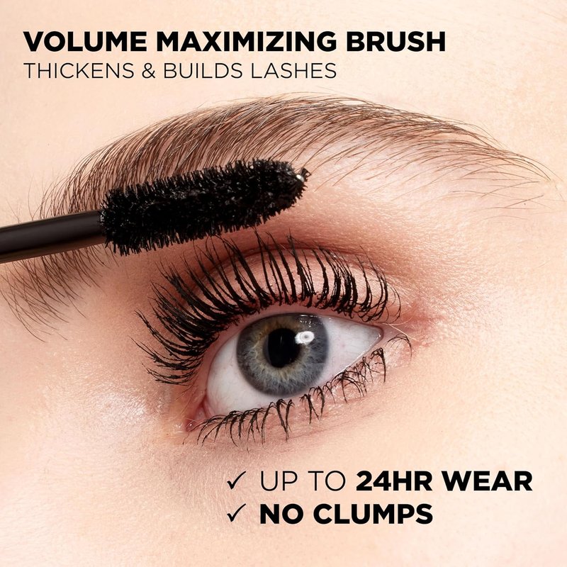 L’Oreal Paris Voluminous Mascara - Build Volume & Length | Washable Black, 0.26 Fl Oz, 2 Count
