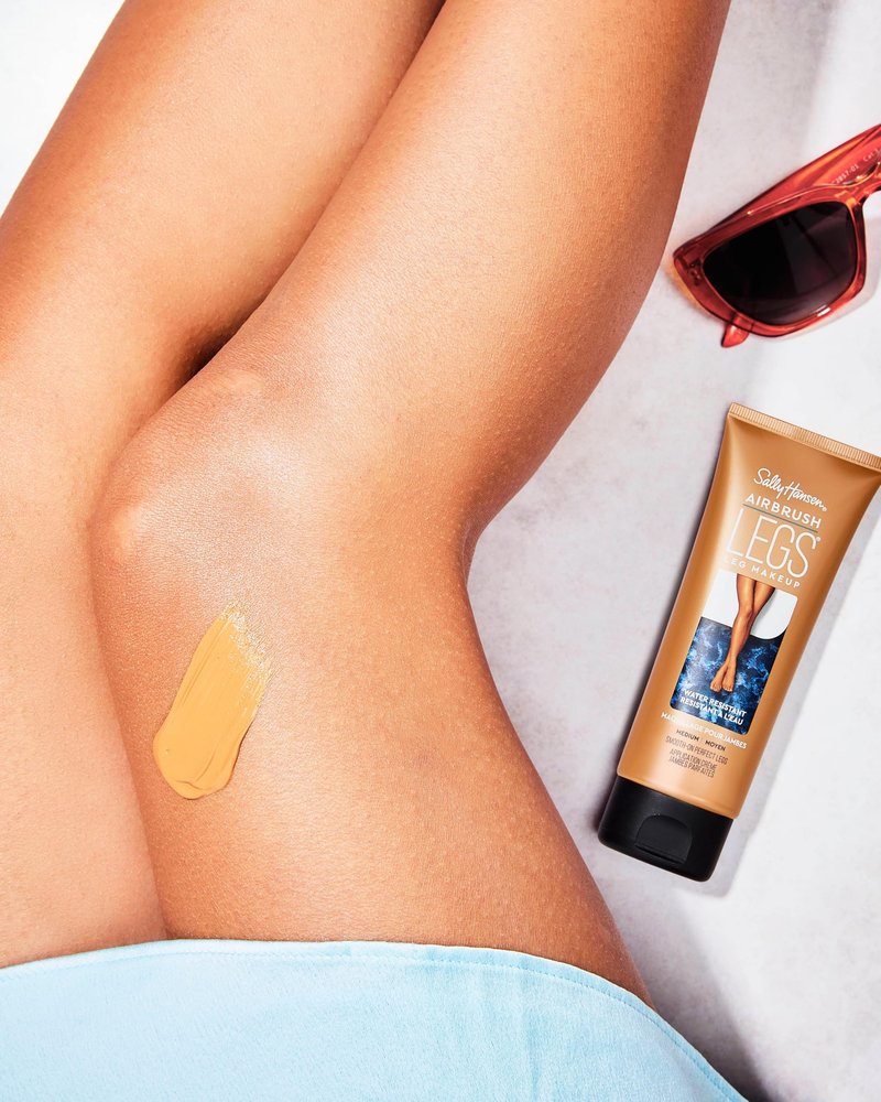 Sally Hansen Airbrush Legs Leg Makeup Lotion | Easy Application, Flawless-Looking Legs, Water-Resistant, Transfer-Proof | Fairest | Natural Tan Finish