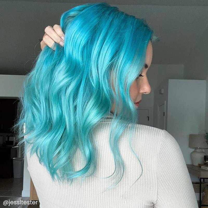 Arctic Fox Semi-Permanent Hair Dye - Pastel Blue | Vegan, Ammonia-Free, Conditioning, 8 Fl Oz