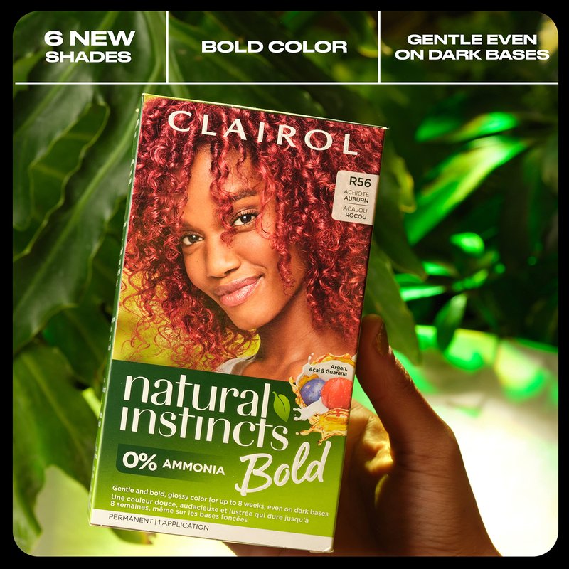 Clairol Natural Instincts Bold Permanent Hair Dye, V26 Violet Passiflora Hair Color, Pack of 1
