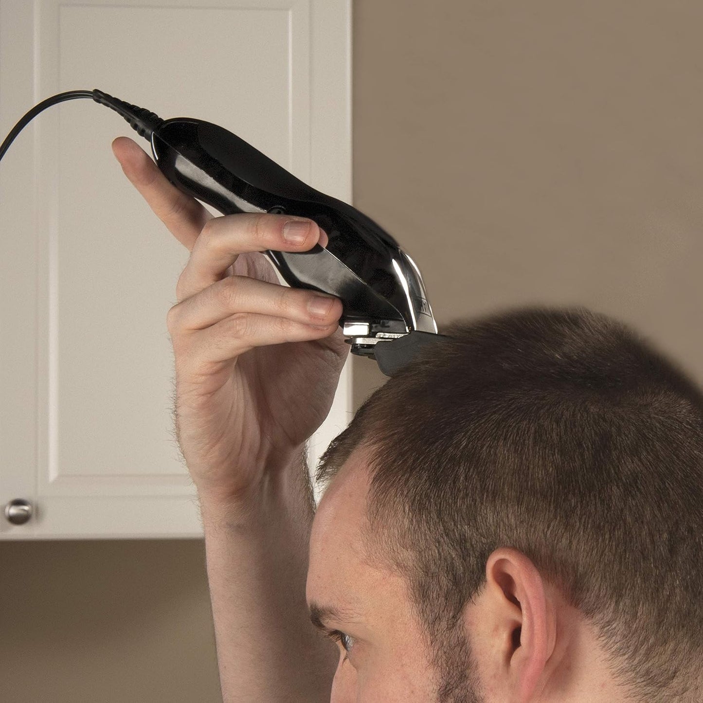 Wahl Clipper Deluxe Corded Chrome Pro Hair Cutting Kit | Includes Clipper, Trimmer & Shears