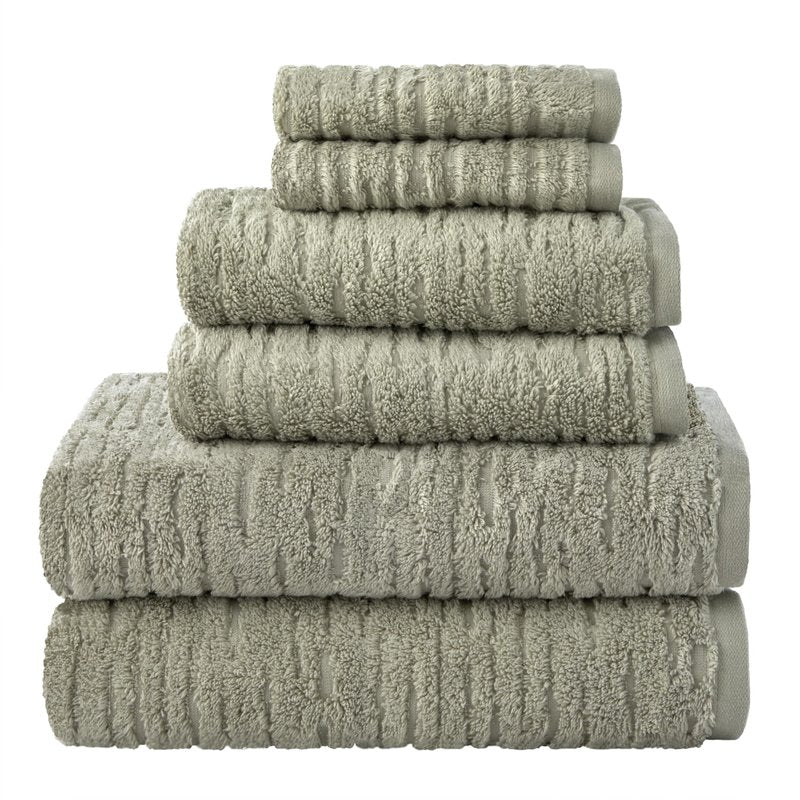 SKL Home CloudSoft Cotton Luxury 4-Piece Washcloth Set, Sage