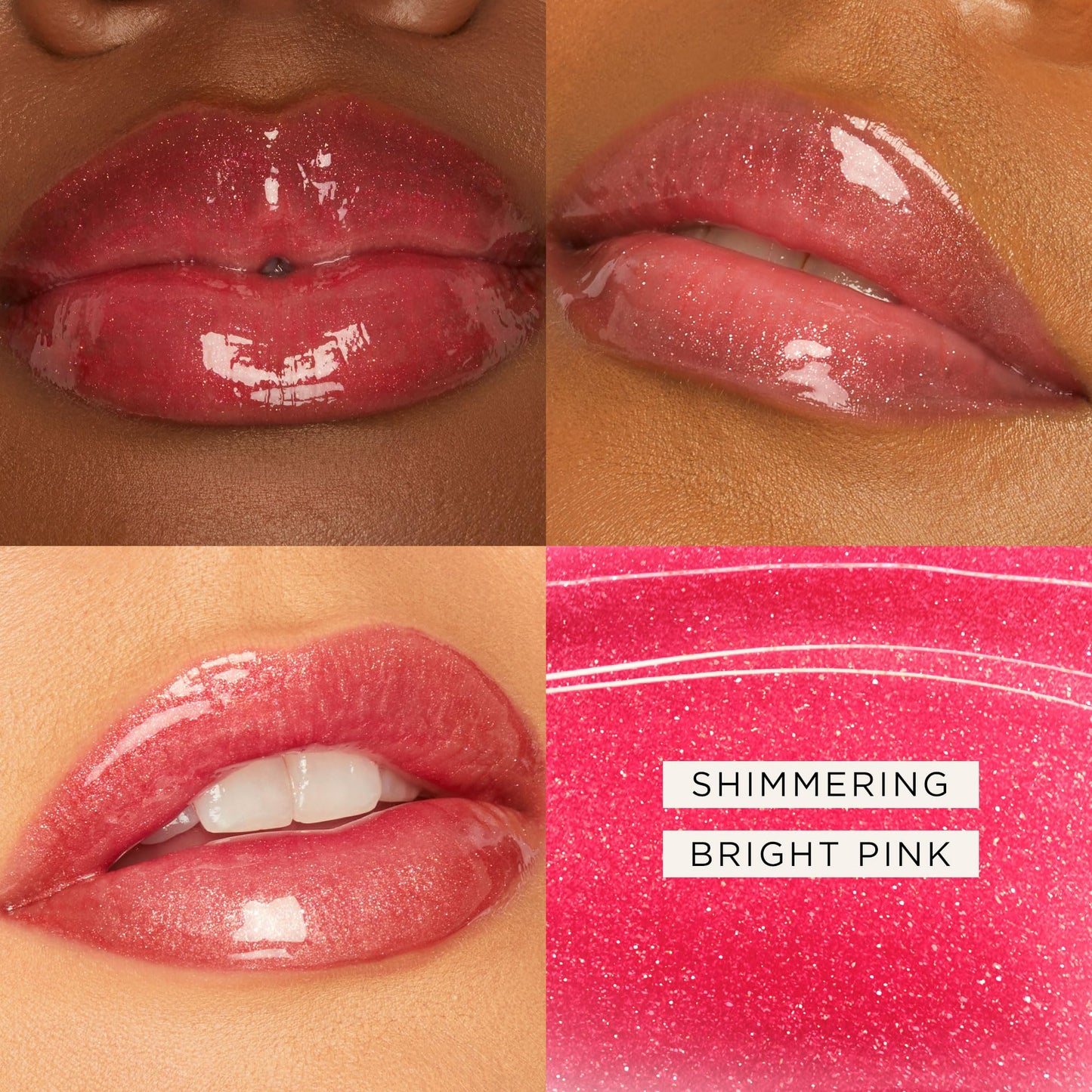 tarte maracuja juicy lip vinyl gloss – Hydrating & Volumizing Lipgloss Balm with Hyaluronic Acid, Vitamin E to Plump & Moisturize, Vegan & Cruelty-Free, full size, shimmering bright pink