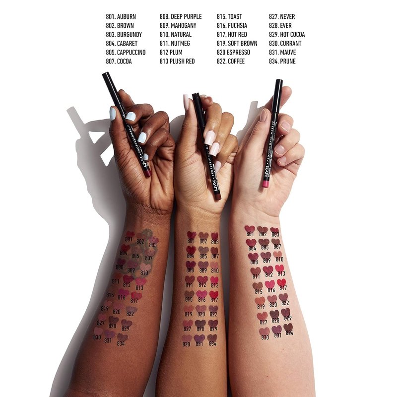 NYX Slim Lip Pencil - Long-Lasting Creamy Lip Liner in Espresso | Perfect for Defining Lips