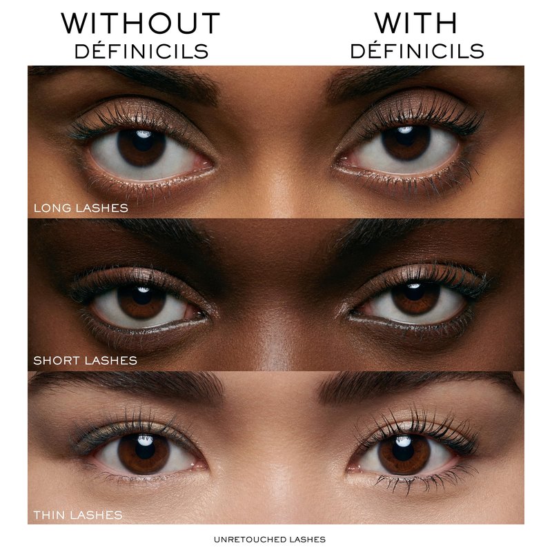 Lancôme Définicils Defining & Lengthening Mascara - For Natural-Looking Lashes - With Vitamin B5 - Black - Travel Size