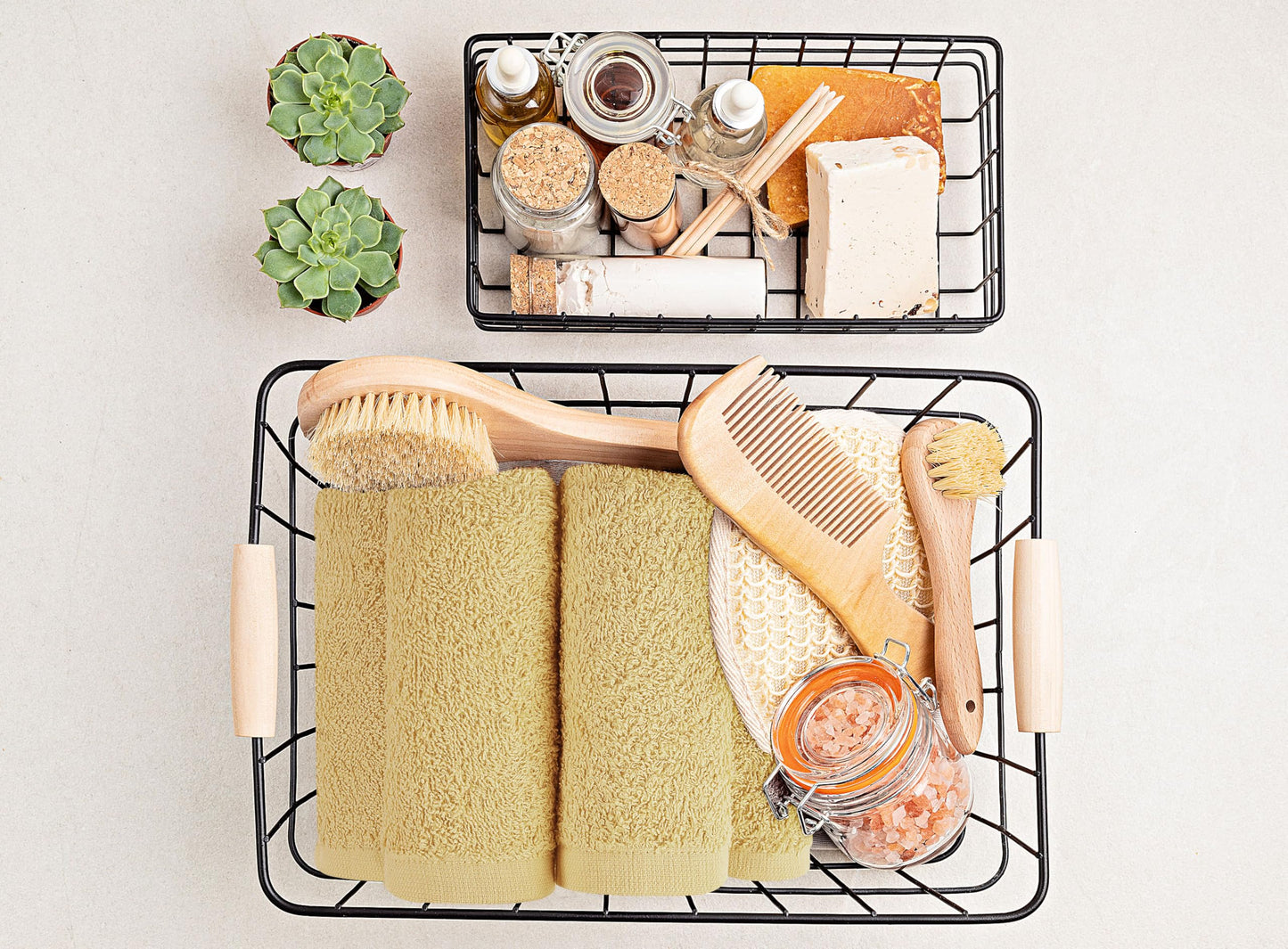 Utopia Towels Cotton Washcloths Set - 100% Ring Spun Cotton, Premium Quality Flannel Face Cloths, Highly Absorbent and Soft Feel Fingertip Towels