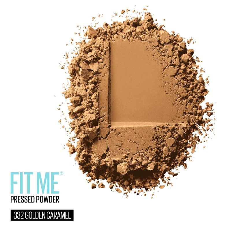 Maybelline Fit Me Matte + Poreless Pressed Face Powder Makeup & Setting Powder, Golden Caramel, 1 Count