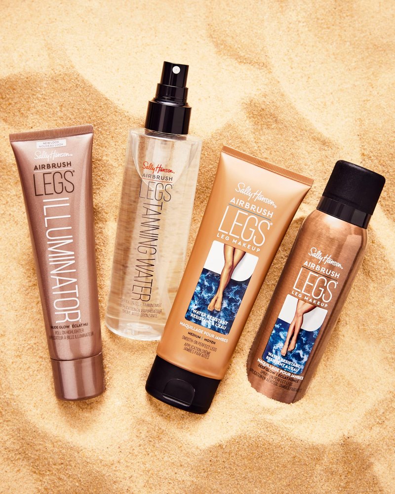 Sally Hansen Airbrush Legs Leg Makeup Lotion | Easy Application, Flawless-Looking Legs, Water-Resistant, Transfer-Proof | Fairest | Natural Tan Finish