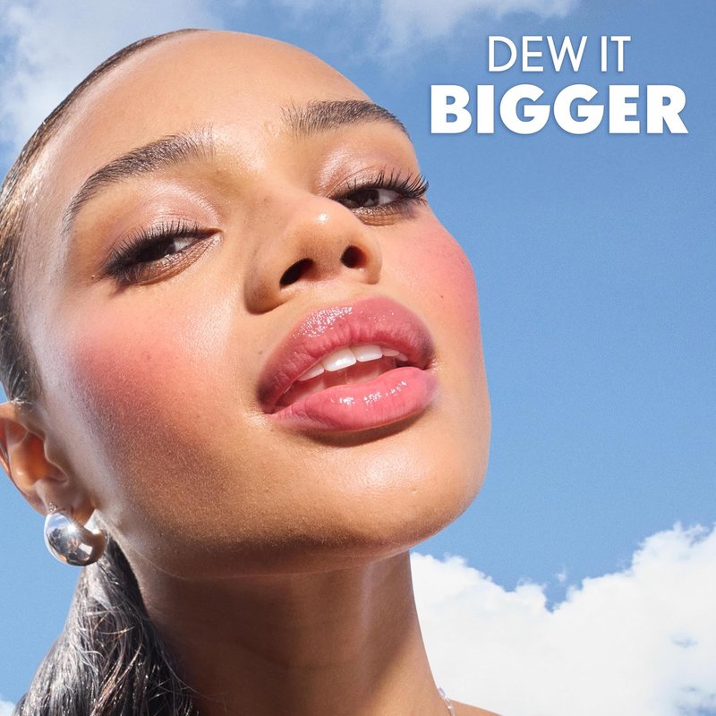 COVERGIRL Clean Fresh Yummy Big Oil Stick - Flavored Lip Oil for Dewy Finish | 110 Juiced In Time (Sheer Cool Pink Fuchsia)