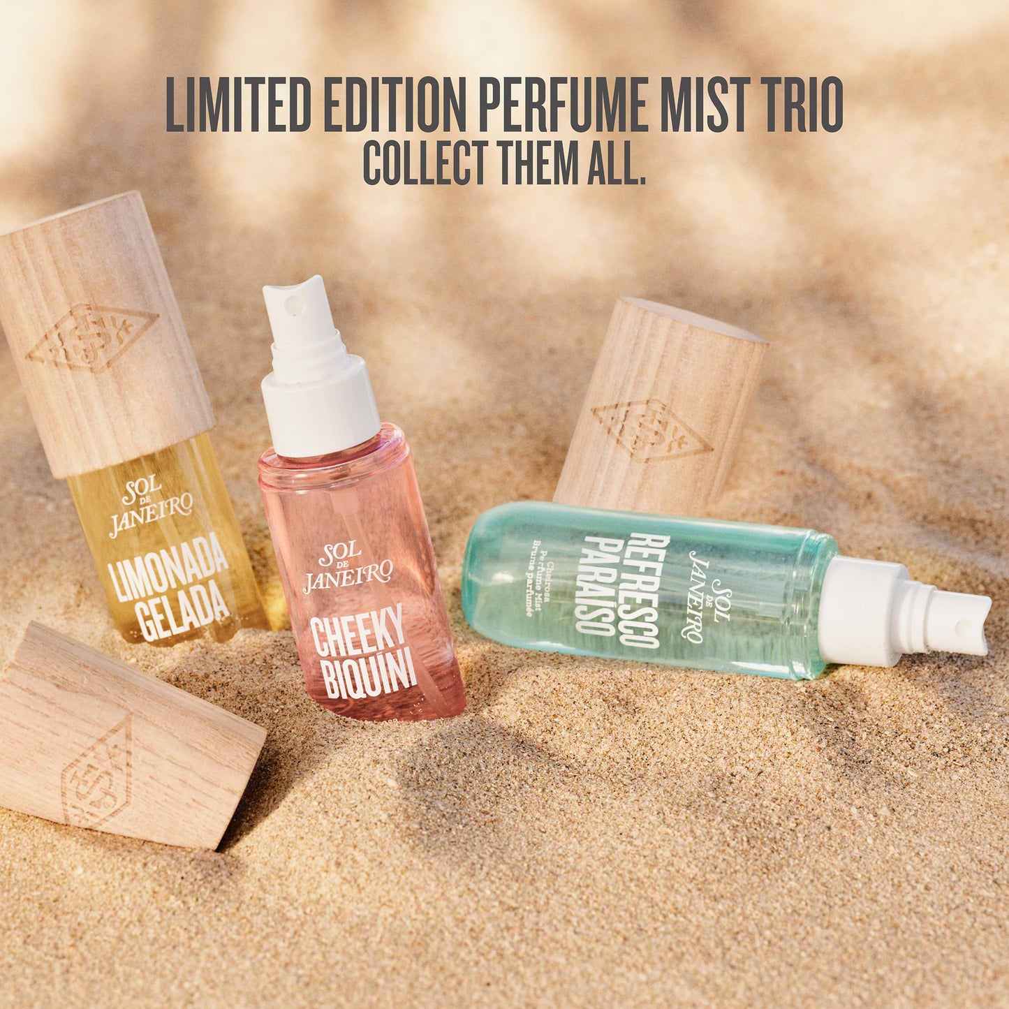 Sol de Janeiro Limited Edition Hair & Body Perfume Mist Trio - 90mL/3.0 fl oz.