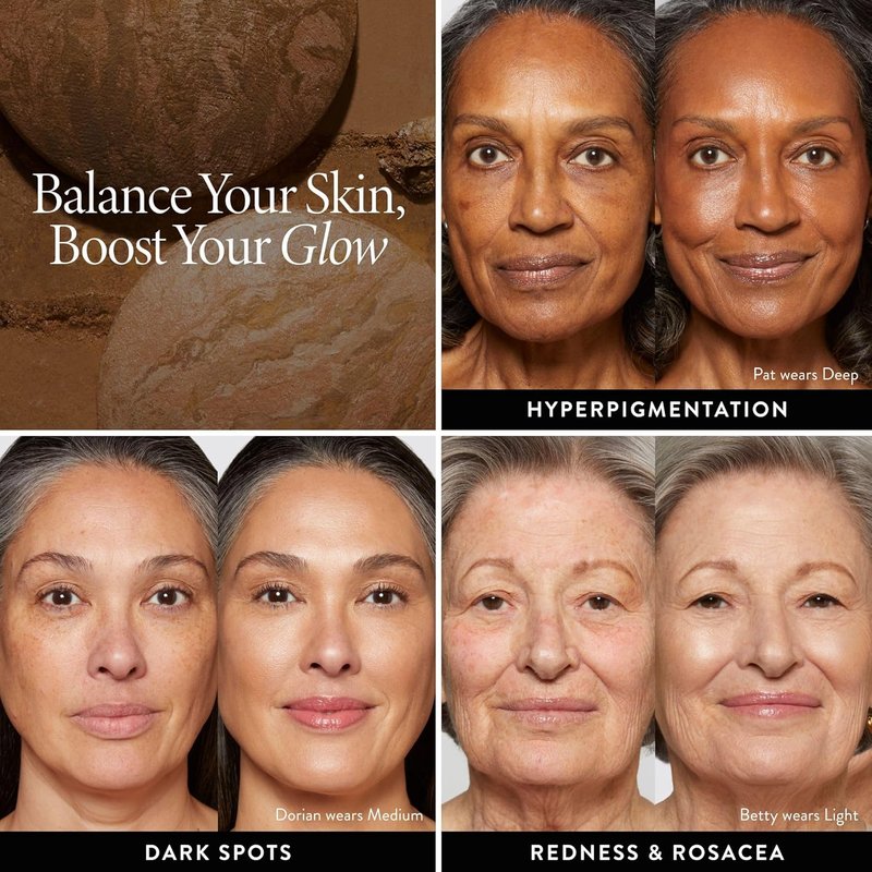 Laura Geller Baked Balance-N-Glow Foundation - Illuminating Sheer Coverage - Fair Shade | Satin Finish