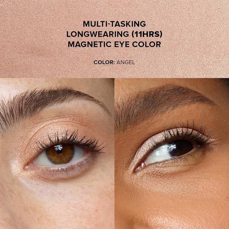 Nudestix Magnetic Luminous Eye Color - 4-in-1 Cream Eyeshadow Stick | Long-Wear, Waterproof Satin Finish, Vegan & Cruelty-Free