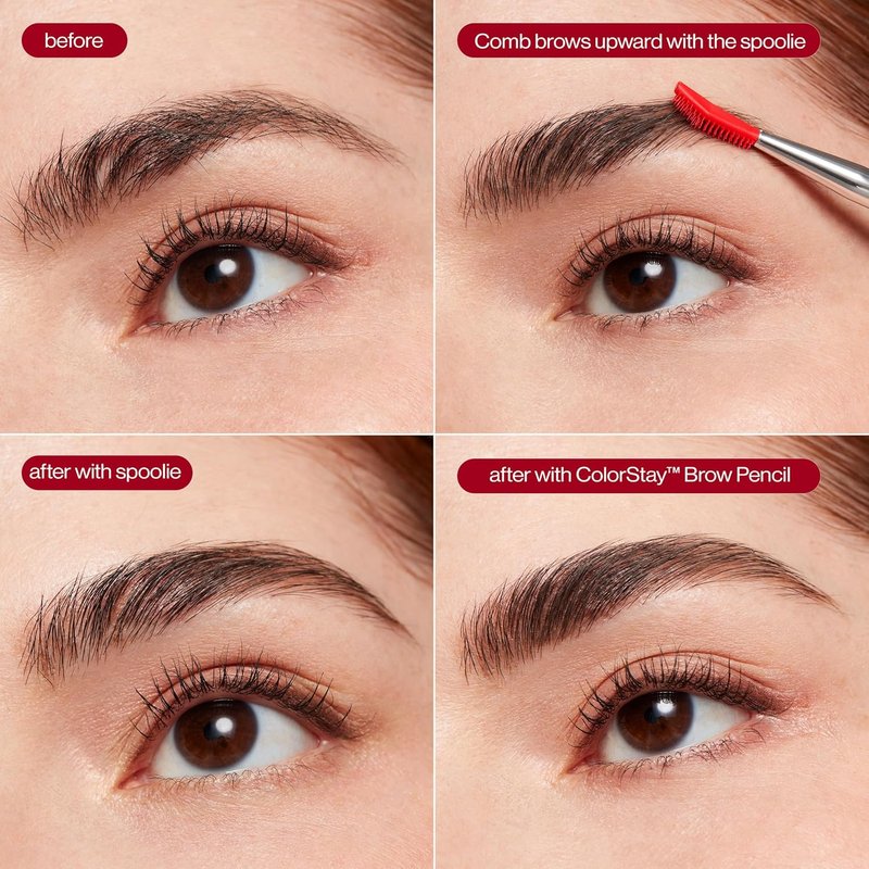 Revlon Dual Ended Lash & Brow Styling Tool - Eyelash Separator & Spoolie Brush, 1 Count